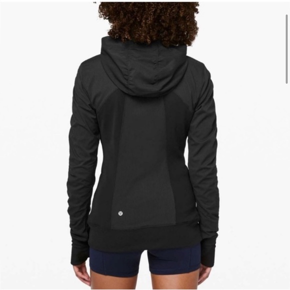 Lululemon Black Dance Studio Reversible Full Zip Hooded Jacket - Picture 3 of 11